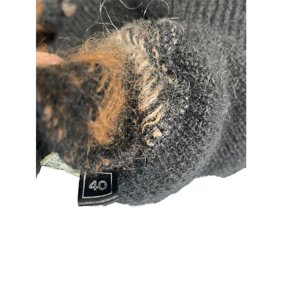Vintage Escada Sweater Size 40 Animal Print Tiger Wool Mohair Blend Made Italy - Picture 7 of 9